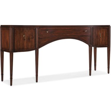 Charleston Console Table In Dark Wood