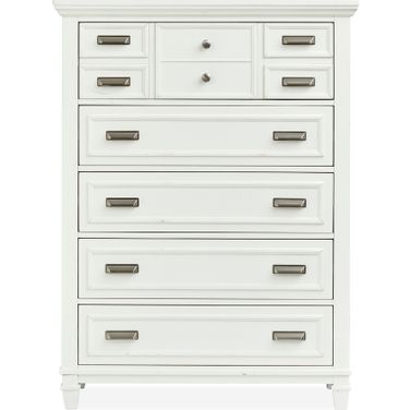 Charleston Drawer Chest In White
