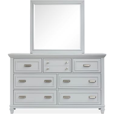 Charleston Drawer Dresser In Grey