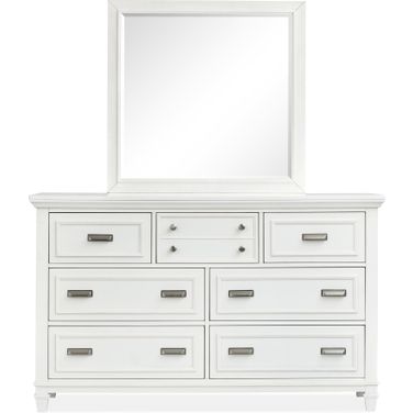Charleston Drawer Dresser In White