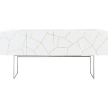Charleston End Table In Silver