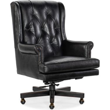 Charleston Executive Swivel Tilt Chair In Black