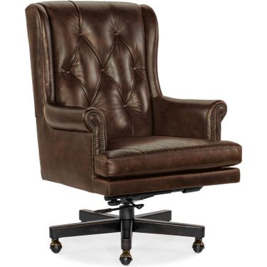 Charleston Executive Swivel Tilt Chair In Brown