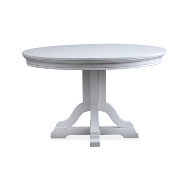 Charleston Extendable 48 Inch Round Dining Table In Harbor Gray