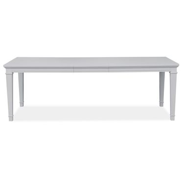 Charleston Extendable Rectangular Dining Table In Harbor Gray