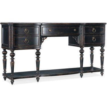Charleston Five Drawer Server In Black Cherry