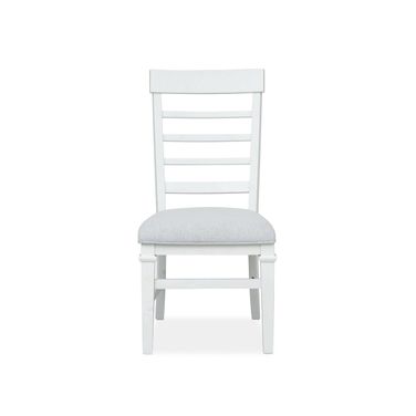 Charleston Upholstered Side Chair Set of 2 In White Dove