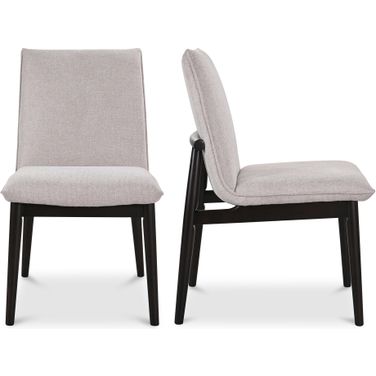 Charlie Dining Chair Set of 2 In Beige