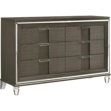 Charlotte Copper 6 Drawer Dresser
