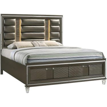 Charlotte Copper King Storage Bed
