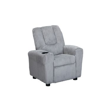 Chase Kids Recliner In Soft Gray
