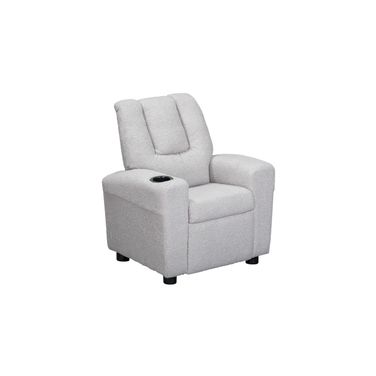 Chase Kids Recliner In Wooly Gray