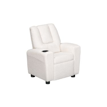 Chase Kids Recliner In Wooly White