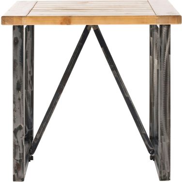 Chase Wood Top End Table in Natural