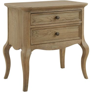 Chateau Philippe Cabriole Nightstand In Cognac