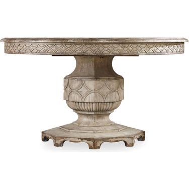 Chatelet Light Wood Round Extendable Dining Table