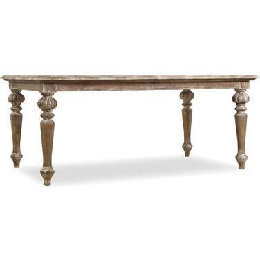 Chatelet Light Wood Rectangular Leg Extendable Dining Table