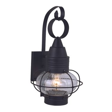 Chatham 10 Inch Outdoor Wall Light In Textured Black