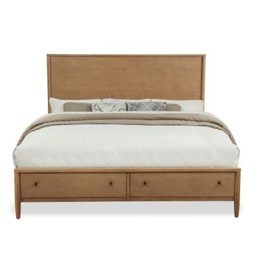 Chatham King Tall Storage Bed In Warm Maple