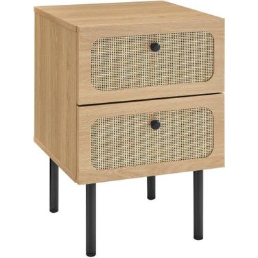 Chaucer 2 Drawer Nightstand In Oak