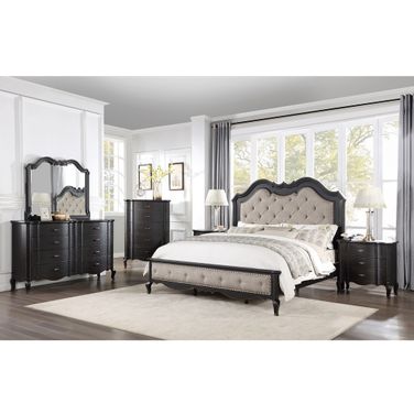 Chelmsford Bedroom Set In Black and Beige