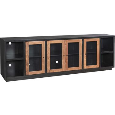 Chelsea 96 Inch Console with 4 Doors In Black
