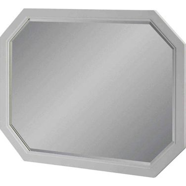 Chelsea White Bureau Mirror By Rachael Ray