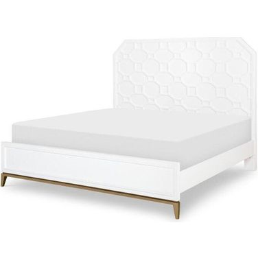 Chelsea White Queen Panel Bed By Rachael Ray