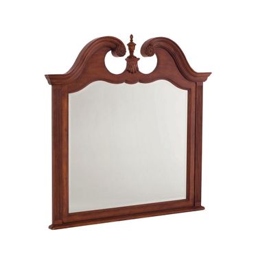 Cherry Grove 55 x 50 Inch Landscape Mirror In Cherry