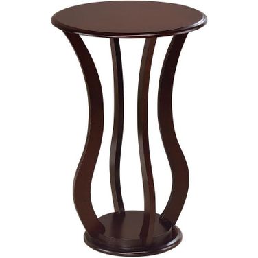 Elton Round Top Accent Table Cherry