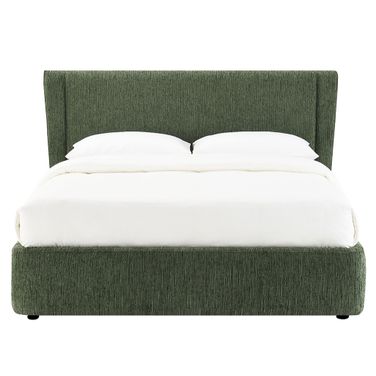 Cheryl Queen Bed In Dark Green