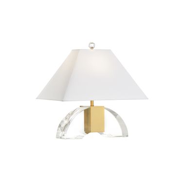 Chess Court Lamp Crystal In Gold
