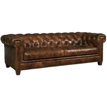 SS Chester Brown Leather Sofa