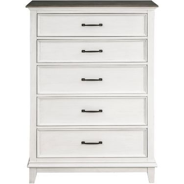 Chesterton Bedroom Chest In Brown and White