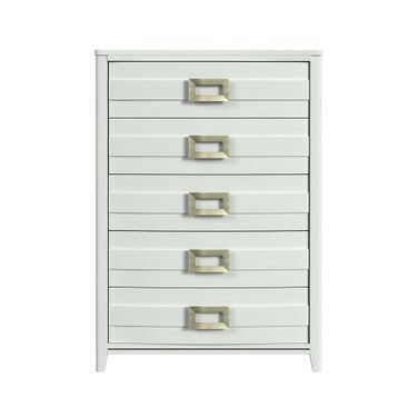 Chett 5-Drawer Chest In White