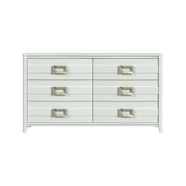 Chett 6-Drawer Dresser In White