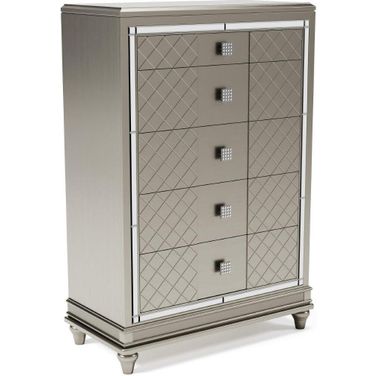 Chevanna Platinum Five Drawer Chest
