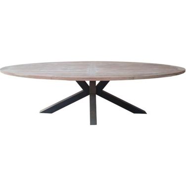 Chiara Reclaimed Natural Teak Outdoor Dining Table