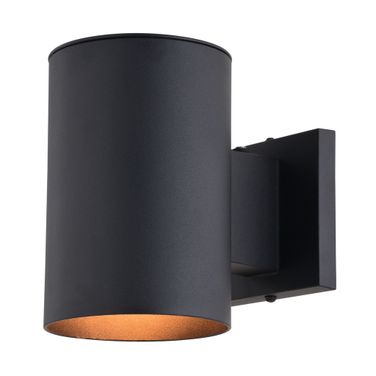Chiasso 1 Light 7.25 Inch Dusk to Dawn Outdoor Wall Light In Textured Black