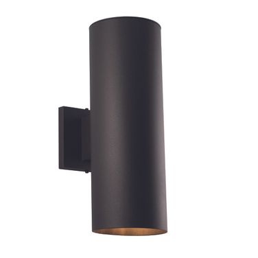 Chiasso 14 Inch Outdoor Wall Light In Textured Black
