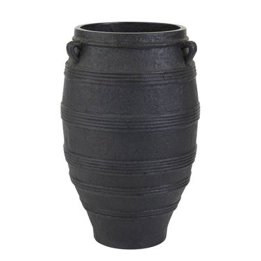 Chicago Large Outdoor Planter In Matte Black