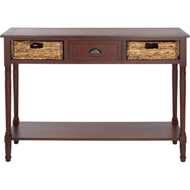 Christa Cherry Console Table with Storage