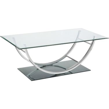 Danville U-shaped Coffee Table Chrome
