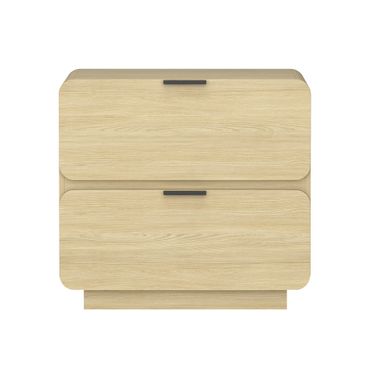 Chrystie Contemporary Modern Nightstand in Natural