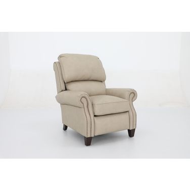 Churchill Push Thru The Arms Recliner In Stone