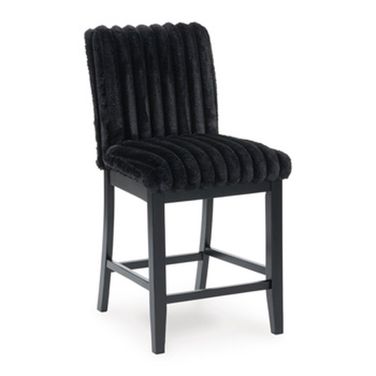 Chyndon Counter Height Barstool Set of 2 In Black