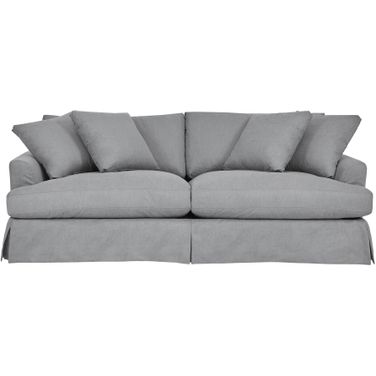 Ciara 93 Inch Upholstered Sofa In Gray
