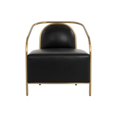 Cicero Lounge Chair In Cantina Black