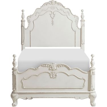 Cinderella Twin Bed In Gray and White