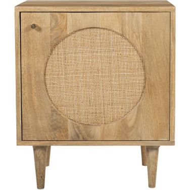 Circle One Door Nightstand In Natural